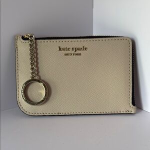 Kate Spade Beige Card/Key Holder